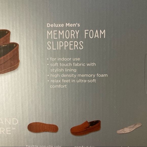 Wayland square memory foam slippers - Picture 5 of 7